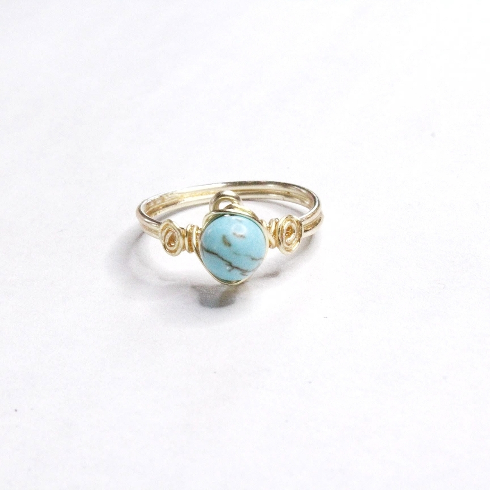 Handmade Native American Turquoise Ring